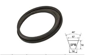 CORREAS SPB1600 - CORREA SPB 1540 - 1600