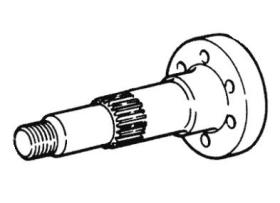 MECANICA 046736600 - EJE TDF SDF Ø85 L205 MM Z21