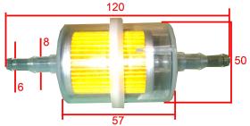 MECANICA 100790 - FILTRO UNIVERSAL 43X122 MM.