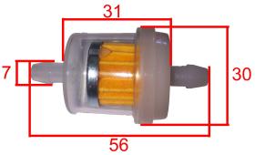 MECANICA 100792 - FILTRO GASOLINA BRIGGS