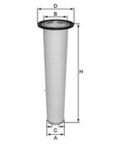MECANICA 117710 - FILTRO AIRE INT.  CONICO VIÑEDOS L287 Ø50-90