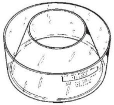 MECANICA 121490 - PLASTICO PREFILTRO  LANDINI JHD SDF Ø 262 ALTO 110 MM