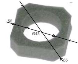 MECANICA 123880 - FILTRO ESPONJA ZENOAH CTH 2300