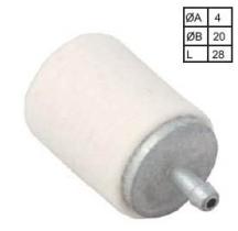 MECANICA 124380 - FILTRO GASOLINA ZAMA 4 CODO  3,6
