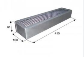 MECANICA 126060 - FILTRO CARBONO 415X100X61