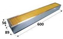 MECANICA 129010 - FILTRO CARBONO 600X89X56 JHD GOLDONI