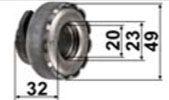 MECANICA 156290 - COLLARIN EMBRAGUE 20X49X32