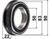 MECANICA 158000 - COLLARIN EMBRAGUE 50X80X22