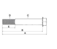 MECANICA 32166339 - TORNILLO CULATA L.114,35MM -1/2º