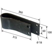 MECANICA 3307673M1 - PLETINA CONTROL AGCO GROSOR 14 MM