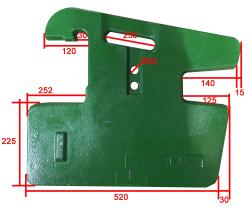 MECANICA 402387 - CONTRAPESO 50K JHD VERDE
