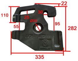 MECANICA 44907891 - CONTRAPESO FIAT 25KG