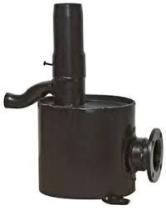 MECANICA 5169717 - SILENCIOSO ESCAPE CNH BOCAS Ø56 Ø60 L390 MM