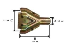 MECANICA 800024 - MEDIO CONO FIJACION CABLE KNOTT