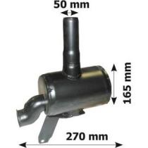MECANICA 82003737 - ESCAPE BOCA Ø73 L390