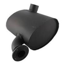 MECANICA 87344289 - SILENCIOSO ESCAPE CNH Ø85 Ø60 A250MM L 393MM