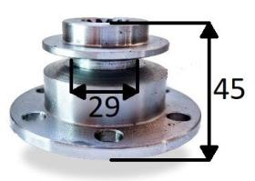 MECANICA 9861400 - POLEA MOTOR PASQUALI Z12