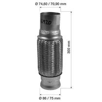 MECANICA AL151148 - ESCAPE FLEXIBLE JHD BOCA 70-75 L 300 MM