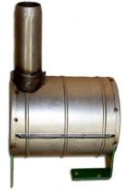 MECANICA AL31815 - SILENCIOSO ESCAPE JHD Ø63 Ø78 A214MM L275MM