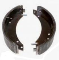 MECANICA H205100150010 - JUEGO 2 ZAPATAS FENDT L190 ANCHO 30 MM GROSOR 4,6 MM