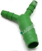 MECANICA L56835 - EMPALME EN Y JHD. NYLON Ø 11   Ø 4