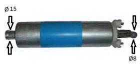 MATERIAL ELECTRICO 131060 - BOMBA ELECTRICA Ø8 Ø15 MM AGCO SDF