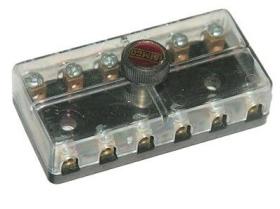 MATERIAL ELECTRICO 260727 - CAJA FUSIBLES 6 ANTIGUO