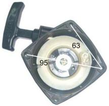 MATERIAL ELECTRICO 2T42-1 - ARRANQUE COMPLETO 2T MT-32, MT-42, MT-51  GATILLOS PLASTICO