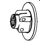 MATERIAL ELECTRICO 311710 - CUBO BRIDA EMBRAGUE 4 DISCOS 1º3/4 Z06