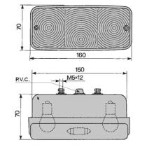 MATERIAL ELECTRICO 350940 - PILOTO TRASERO SDF IZQ. POSICION (160X70)