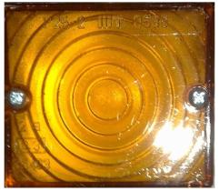 MATERIAL ELECTRICO 353370 - PLASTICO PILOTO NARANJA GOLDONI JHD TRASERO