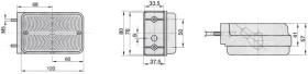 MATERIAL ELECTRICO 358240 - PILOTO LATERAL DEL. IZQ. SDF , AGCO