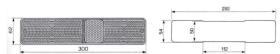 MATERIAL ELECTRICO 358300 - PILOTO DER. TRA. AGCO ( COBO ) 300X62 MM