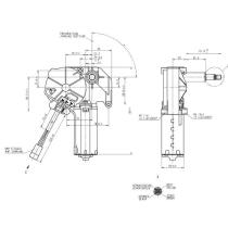 MATERIAL ELECTRICO 360073 - MOTOR LIMPIAPARABRISAS 12V R 8X25 EJE CONICO FENDT (180ª)