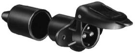 MATERIAL ELECTRICO 360380 - ENCHUFE HEMBRA 3 POLOS 12/24V 2 TOR