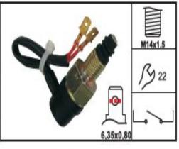 MATERIAL ELECTRICO 361240 - INTERRUPTOR  ARRANQUE FIAT Sº 66 86
