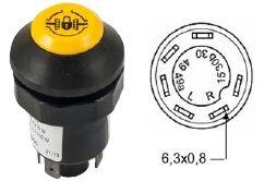 MATERIAL ELECTRICO 362320 - INTERRUPTOR BLOQUEO DIFERENCIAL 6 PATILLAS PNEUTRON