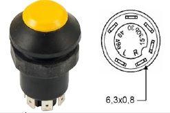 MATERIAL ELECTRICO 362340 - INTERRUPTOR NEUTRO AMARILLO 6 FASTONS SDF