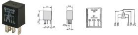 MATERIAL ELECTRICO 366140 - MICRORELE 5 PIN 24V 16-6A ( ON- ON ) COBO