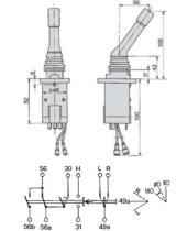 MATERIAL ELECTRICO 366400 - LLAVE LUCES AGCO ( COBO )