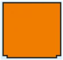 MATERIAL ELECTRICO 366690 - PLASTICO INTERRUPTOR NEUTRO NARANJA