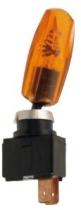 MATERIAL ELECTRICO 367050 - INTERRUPTOR LEVA ON-OFF  CON LUZ NARANJA
