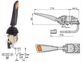 MATERIAL ELECTRICO 367480 - MANDO LUCES NH T6000 TM7000 TSA