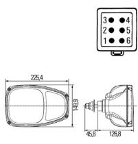 MATERIAL ELECTRICO 368990 - FARO E INTERMITENTE DERECHO HELLA