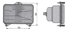 MATERIAL ELECTRICO 369460 - OPTICA 167X106 CNH SDF H4