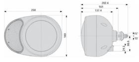 MATERIAL ELECTRICO 369470 - FARO + INTERMITENTE DER. 250X180