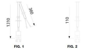 MATERIAL ELECTRICO 369870 - PILOTO TRASERO IZQ JHD GOLDONI ( CABLE 110 MM )