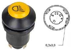 MATERIAL ELECTRICO 370610 - PULSADOR FARO TRABAJO SDF  PNEUTRON