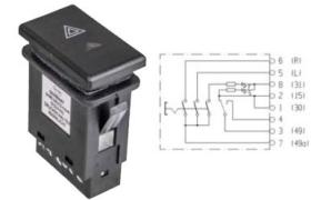 MATERIAL ELECTRICO 371010 - PULSADOR EMERGENCIA SDF PNEUTRON 8 TERMINALES