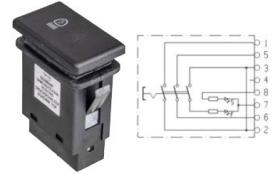 MATERIAL ELECTRICO 371040 - PULSADOR FARO LAVOR SDF PNEUTRON